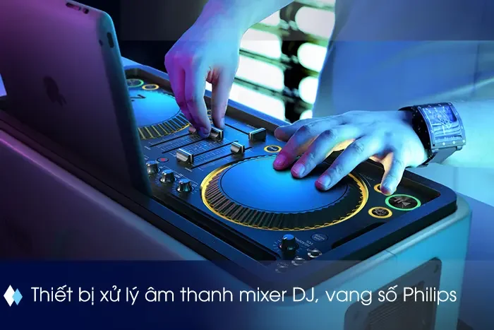 Thiết bị xử lý âm thanh Philips như bàn mixer, vang số