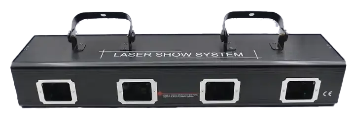 Đèn Laser 4 bóng 4 màu PL-LAZER4-4 1 Đèn Laser 4 bóng 4 màu PL-LAZER4-4