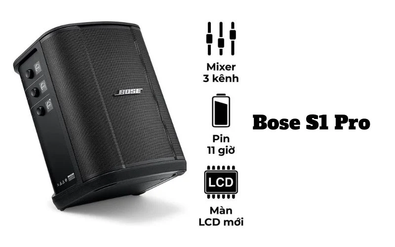 Tìm hiểu về các dòng loa Bose hát karaoke hay nhất 3 Loa karaoke Bose S1 Pro