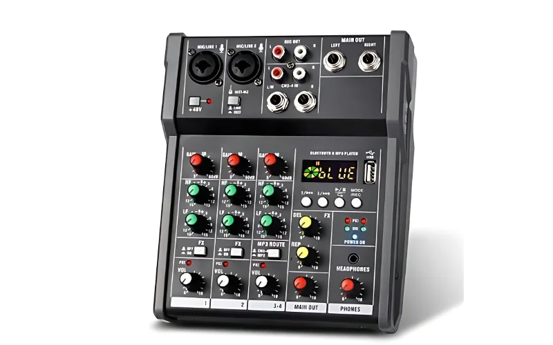 Tổng hợp mixer 4 line chất lượng – Đáp ứng tốt từ gia đình đến sân khấu 2 4 channel mixer có thiết kế khá nhỏ gọn, tính năng đa dạng