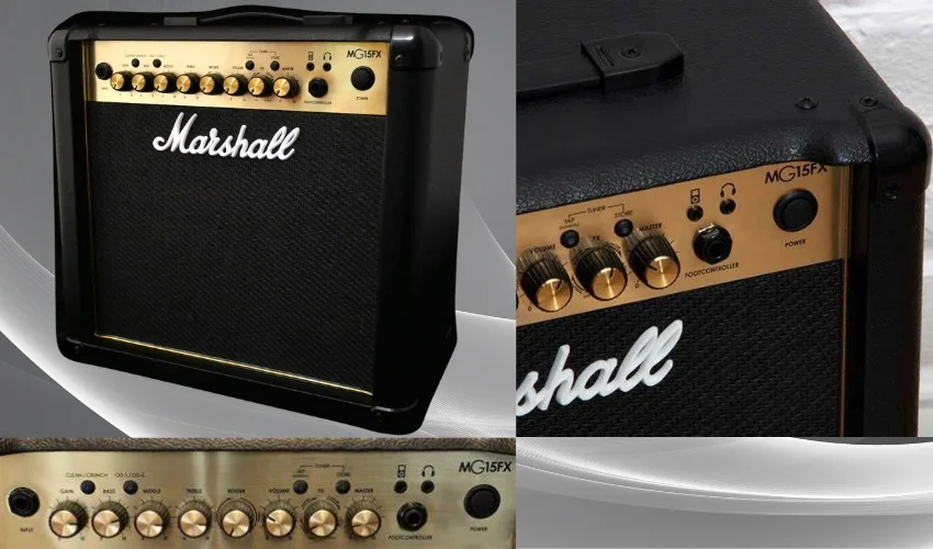 TOP 5 Loa chơi guitar thùng được đánh tin dùng nhất hiện nay 8 Loa cho guitar thùng Marshall MG15FX thuộc MG Gold-Series
