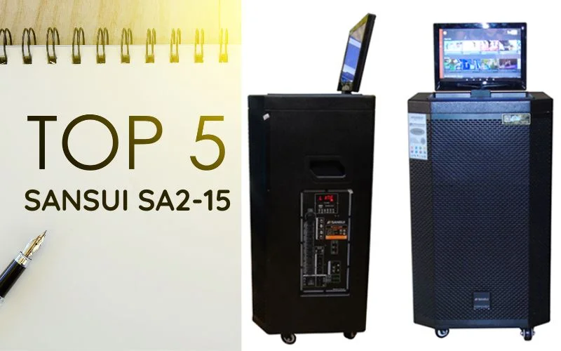 TOP 5 loa karaoke có màn hình tốt nhất hiện nay 4 Loa karaoke có màn hình Sansui SA2-15