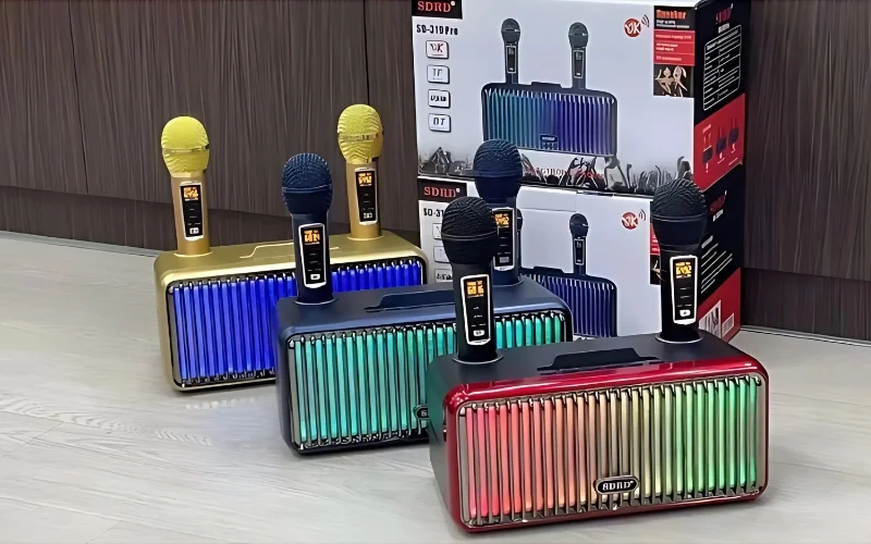 TOP 7+ Loa karaoke mini cầm tay hiện đại, hát hay 11 Loa karaoke cầm tay SDRD SD319 Pro có thiết kế đẹp mắt