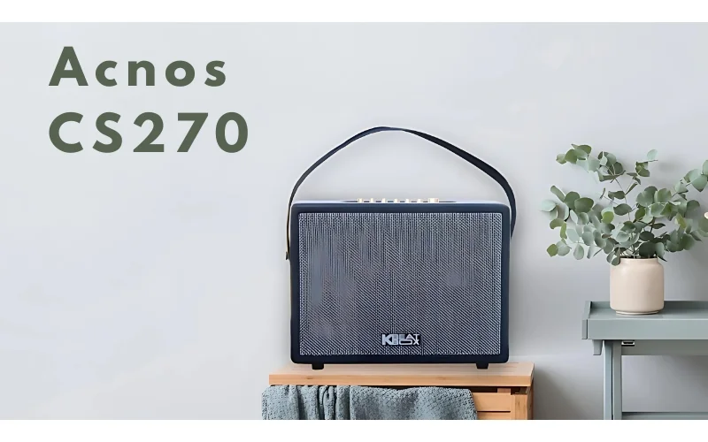 TOP 7 Loa xách tay Acnos hiện đại, ấn tượng nhất 8 Loa xách tay Acnos CS270 sử dụng công nghệ hiện đại