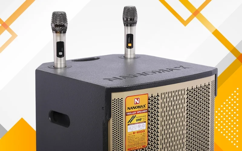 TOP 8 loa kéo Nanomax hot nhất hiện nay, chất lượng cao 10 Loa kéo Nanomax K-1000 là sản phẩm mạnh mẽ với công suất lên đến 450W, mang đến âm thanh sống động và chất lượng.