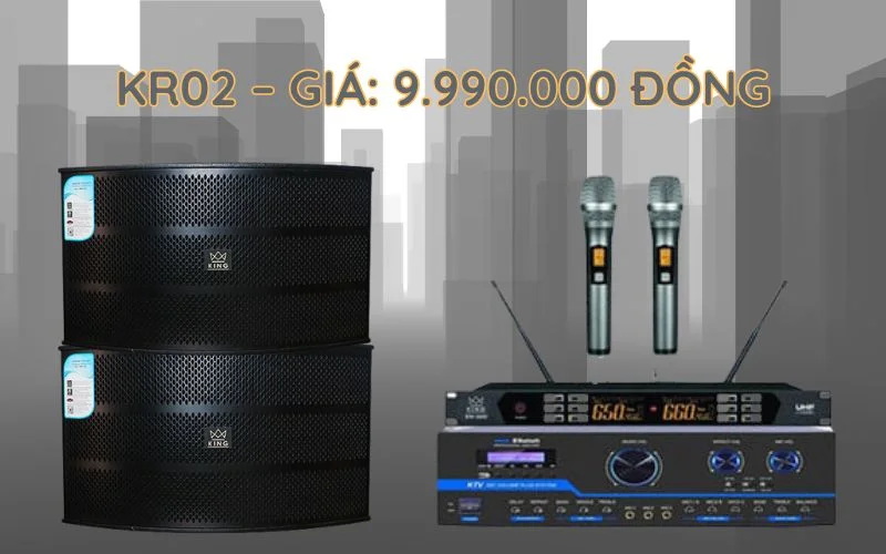 TOP dàn karaoke gia đình dưới 10 triệu hot nhất hiện tại 4 TOP 5 dàn karaoke gia đình dưới 10 triệu hot nhất hiện tại KR02