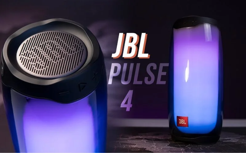 Top loa Bluetooth có đèn LED nháy theo nhạc đáng mua nhất năm 2 loa Bluetooth có đèn LED JBL Pulse 4-WHT – Đẳng cấp của ánh sáng 360 độ