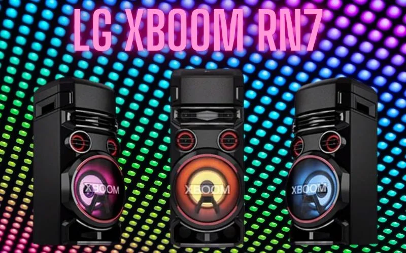 Top loa Bluetooth có đèn LED nháy theo nhạc đáng mua nhất năm 3 Loa Bluetooth LG XBOOM RN7 công suất lên đến 50W, mang đến âm thanh mạnh mẽ, lôi cuốn.