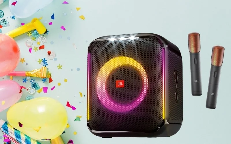 Top loa Bluetooth có đèn LED nháy theo nhạc đáng mua nhất năm 6 loa Bluetooth có đèn LED JBL PartyBox Encore công nghệ True Wireless Stereo, tạo âm thanh vòm sống động.
