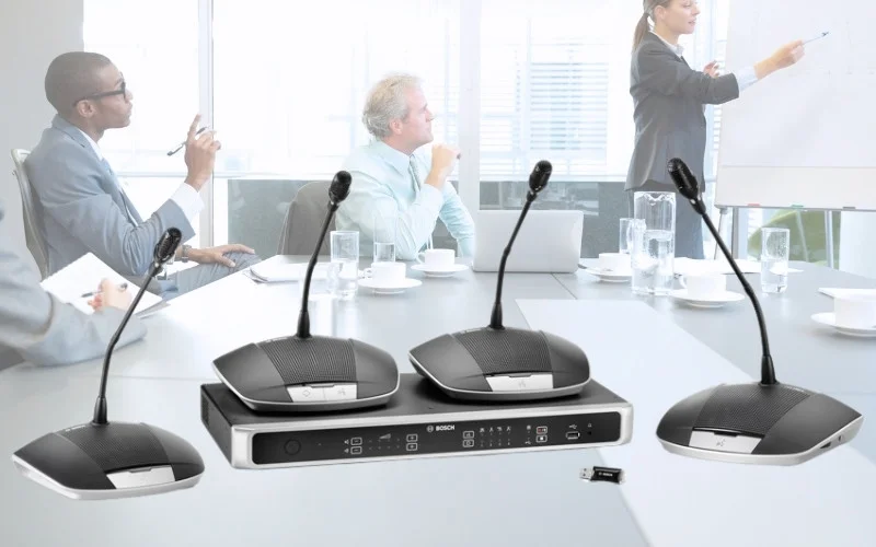 Tư vấn chọn Micro hội nghị Bosch chất lượng, phù hợp nhu cầu sử dụng 2 Đặc điểm nổi bật của micro hội thảo Bosch
