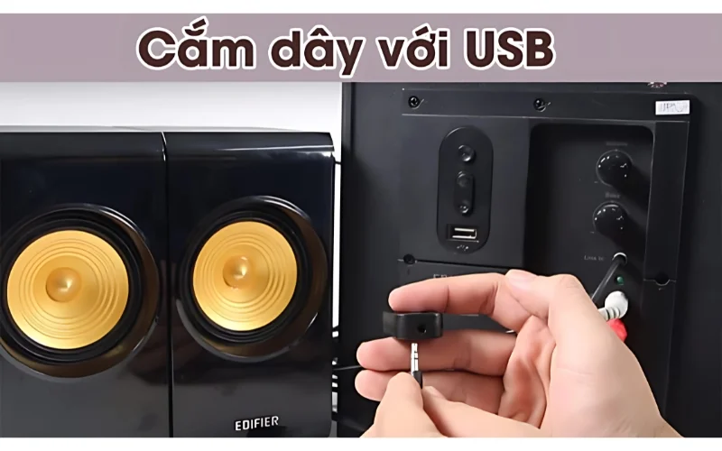 USB bluetooth cho loa nên dùng loại nào tốt nhất 6 Cắm đầu 3.5 còn lại với usb