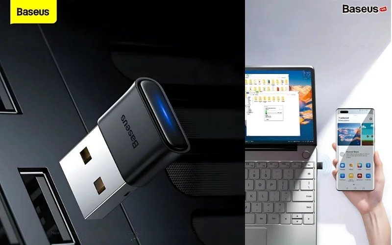 USB bluetooth cho loa nên dùng loại nào tốt nhất 9 USB Bluetooth cho loa Baseus BA04 kết nối phạm vi 20m